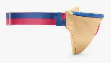 Сумка на пояс NIKE 100% полiестер 10x41x15 см рожевий синій унісекс