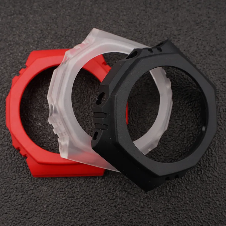 Ремінець Modfit Black каучук 20,1 см 16 мм золотиста застібка