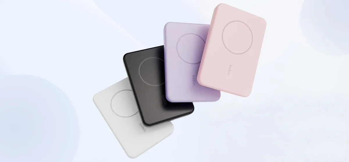 Аккумулятор Power Bank Belkin литий-ионный 5000 мАч черный Magnetic