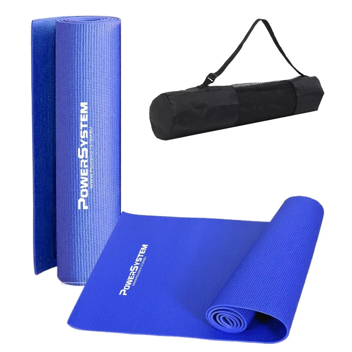 Килимок для йоги Active Point PVC 173х61х0,6 см Синій