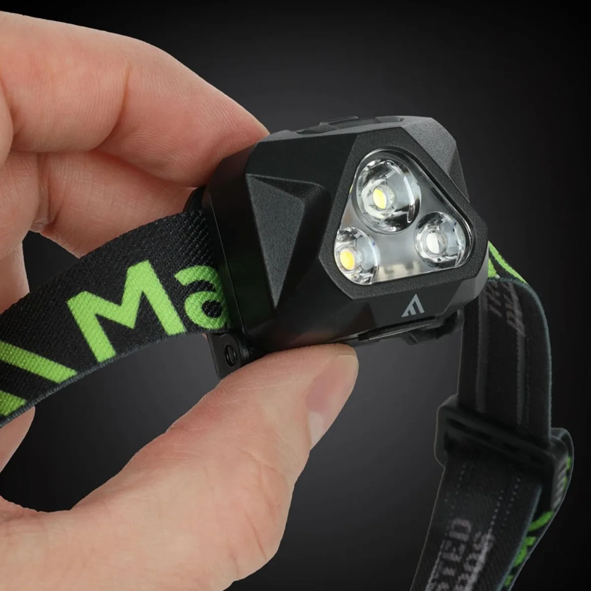 Ліхтар налобний Mactronic Cree XP-G2 430 Лм USB-C Білий/Червоний