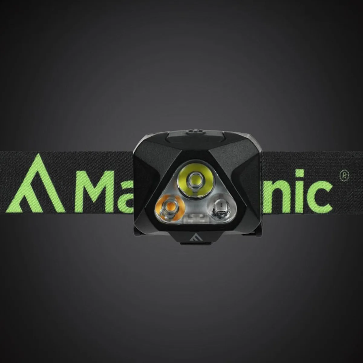 Ліхтар налобний Mactronic Cree XP-G2 430 Лм USB-C Білий/Червоний