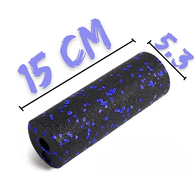 Набір для масажу йоги Active Point EPP 3 м'ячики валик 15х5,3 см чорний