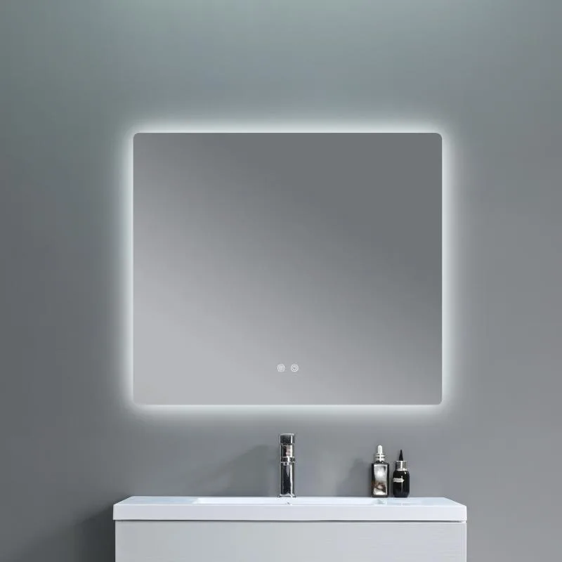 Зеркало Qtap TA2 800х700 мм LED подсветка алюминиевое антизапотевание