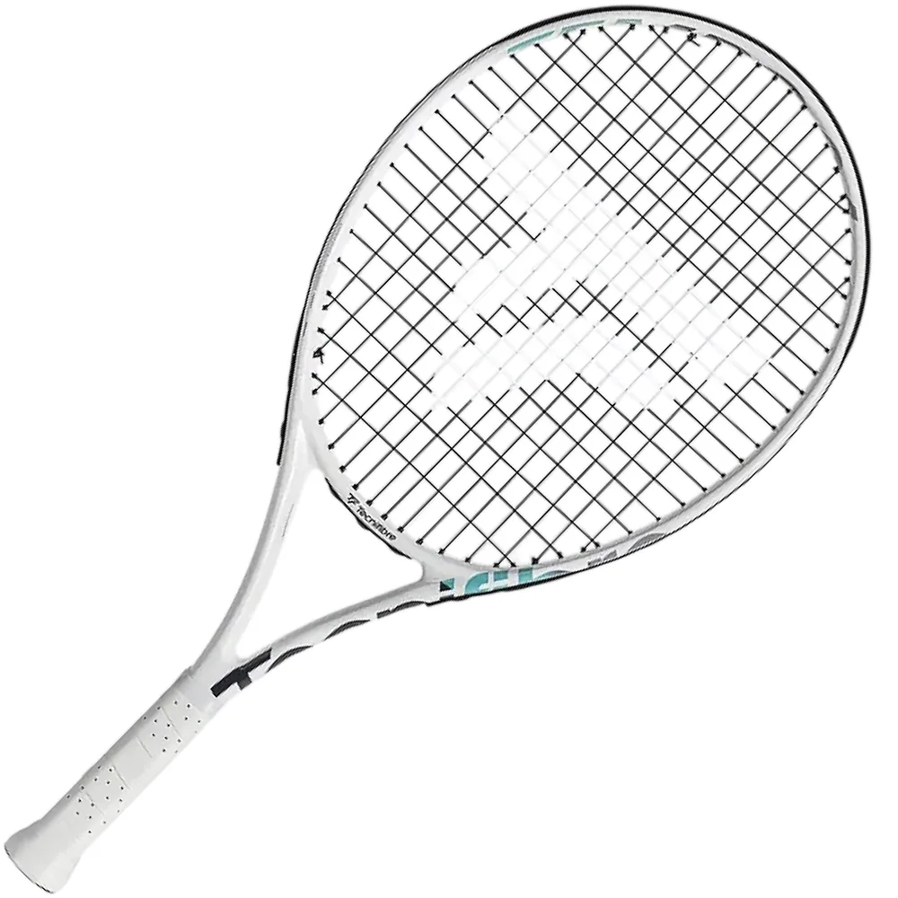 Ракетка Tecnifibre алюмінієва 24 дюйми біла для дітей з чохлом