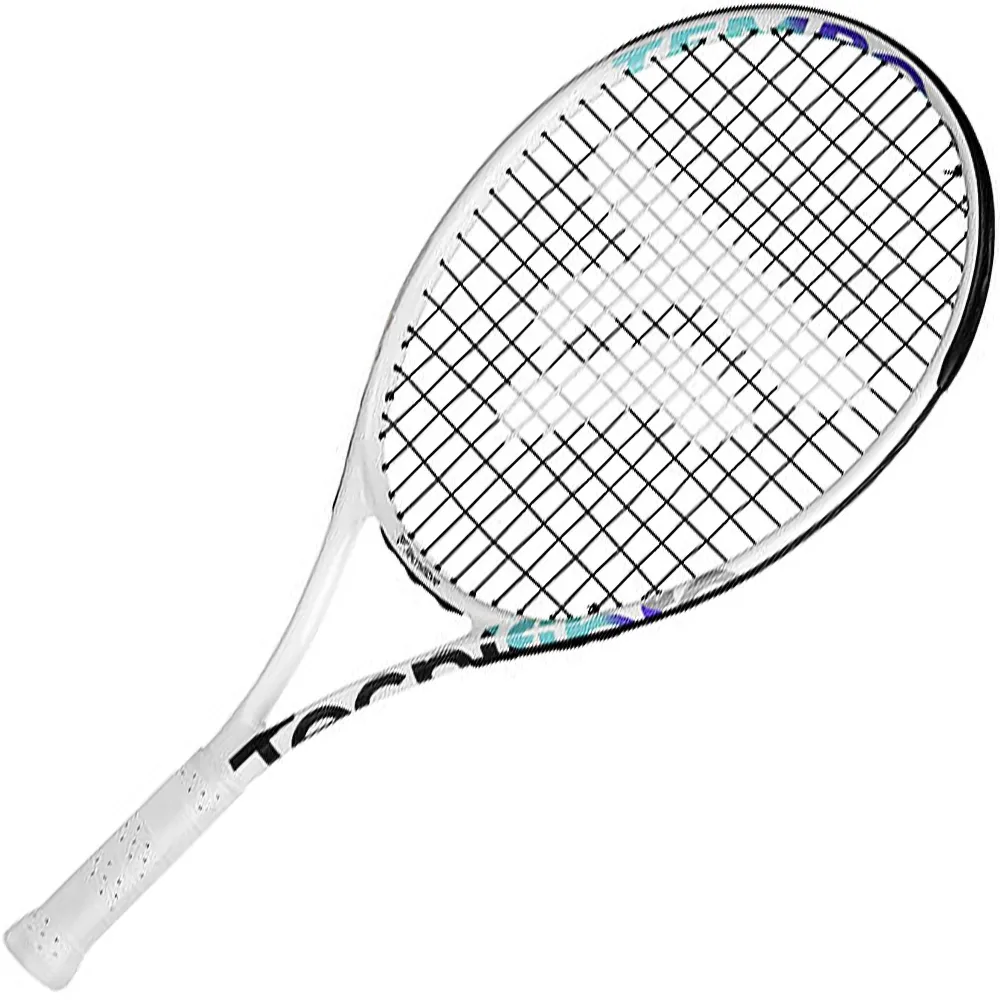 Ракетка Tecnifibre алюмінієва 24 дюйми біла для дітей з чохлом
