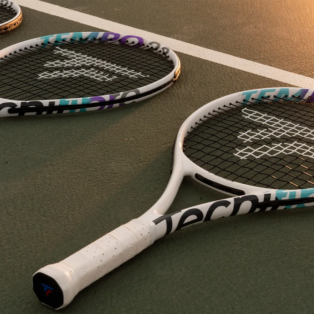 Ракетка Tecnifibre алюмінієва 24 дюйми біла для дітей з чохлом