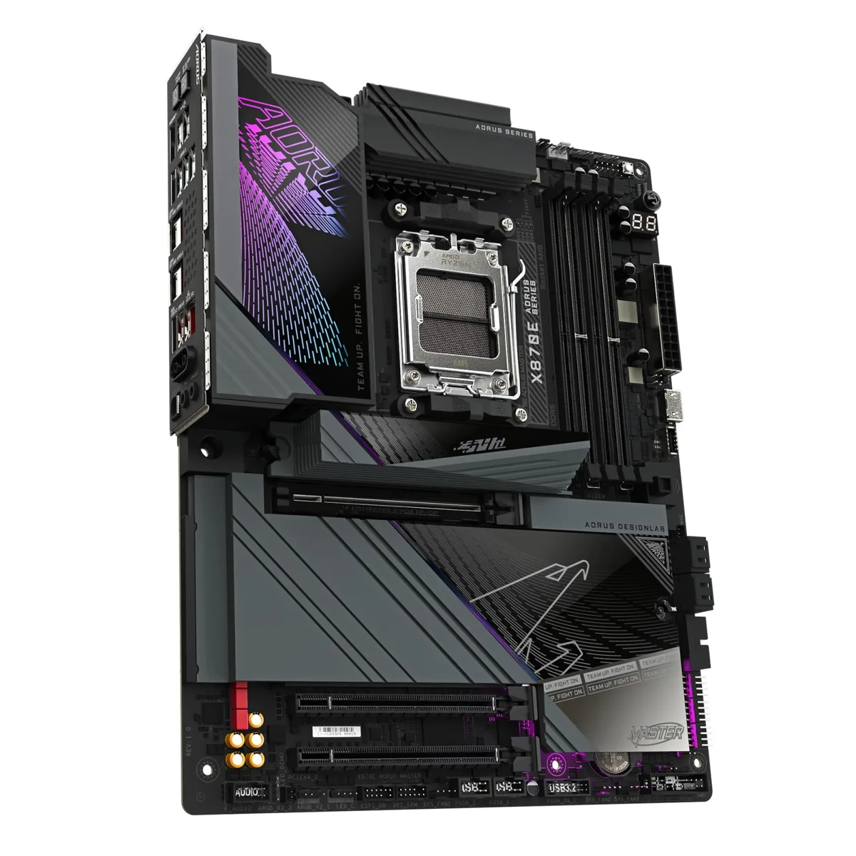 Материнська плата Gigabyte ATX AM5 X870E 4xDDR5 256ГБ HDMI M.2 Wi-Fi 5.3