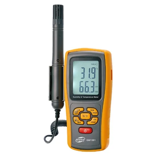 Термогігрометр Benetech GM1361 0-100% -10-50°C пластик чорний