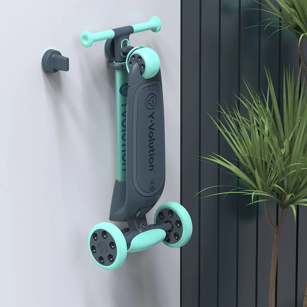 Самокат Yvolution YGlider NUA зеленый