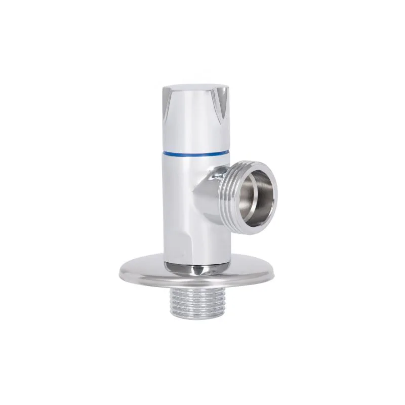 Кран кутовий 1/2"x3/4" латунь хромований кругла ручка 585x195x200 мм