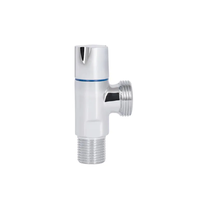 Кран кутовий 1/2"x3/4" латунь хромований кругла ручка 585x195x200 мм