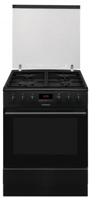 Комбінована плита Hansa Чавун 60х85х60 см Чорна