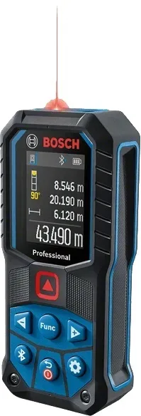 Лазерний далекомір Bosch Professional GLM 50-27 C, 0.05-50м, точність ±1.5мм, захист IP65, вага 0.2кг.