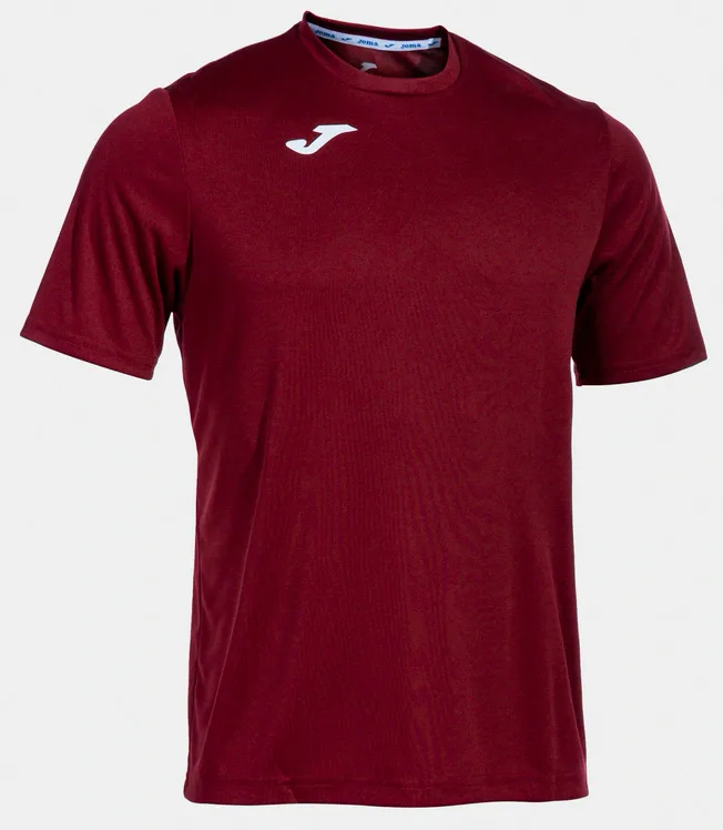 Футболка Joma 100% поліестер 6XS темно-бордовий дитяча