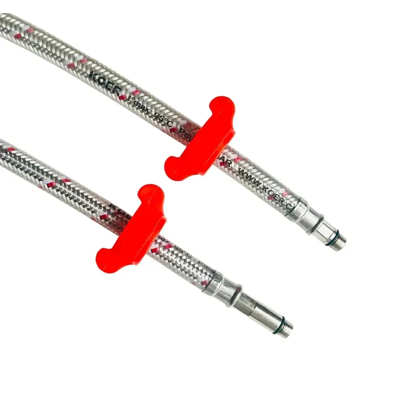 Гибкое подведение 1/2" М10 60 см силиконовое 2 шт