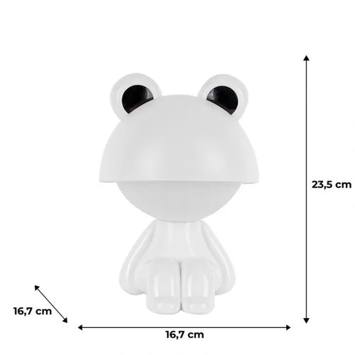 Світильник-нічник LED з акумулятором Kite Cute Froggy білий