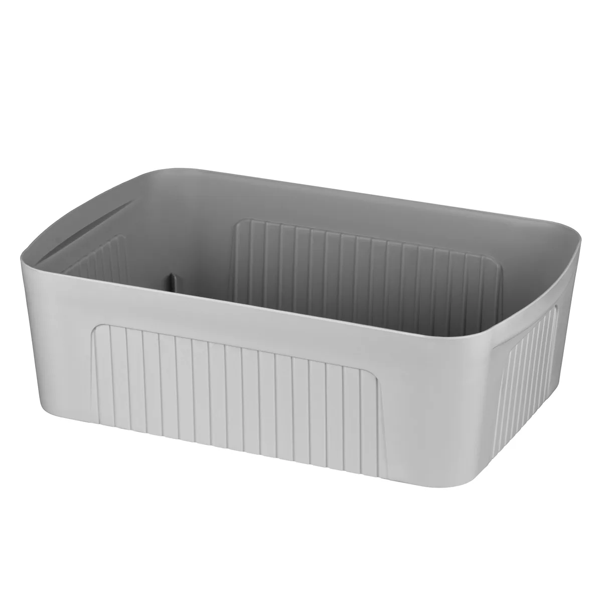 Контейнер для зберігання з кришкою ARDESTO 45.5х31х14см, 13л, пластик PP, сірий.