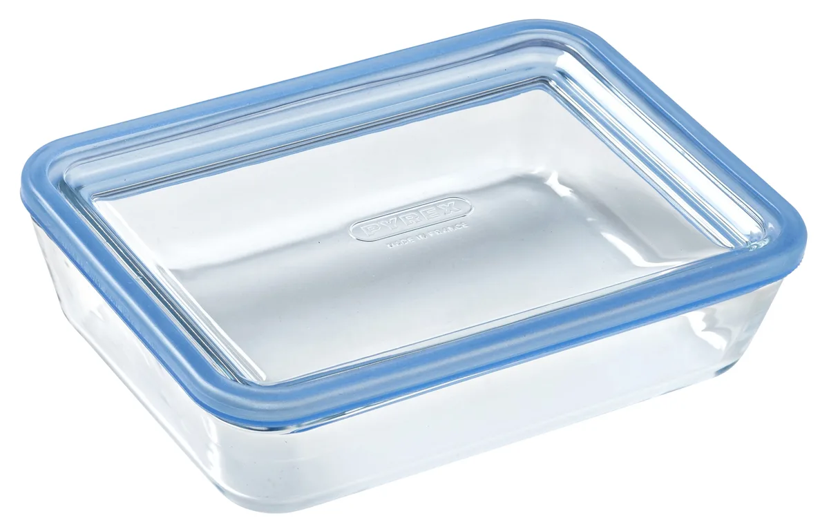 Форма для запікання Pyrex боросилікатне скло 19x14x5 см з кришкою
