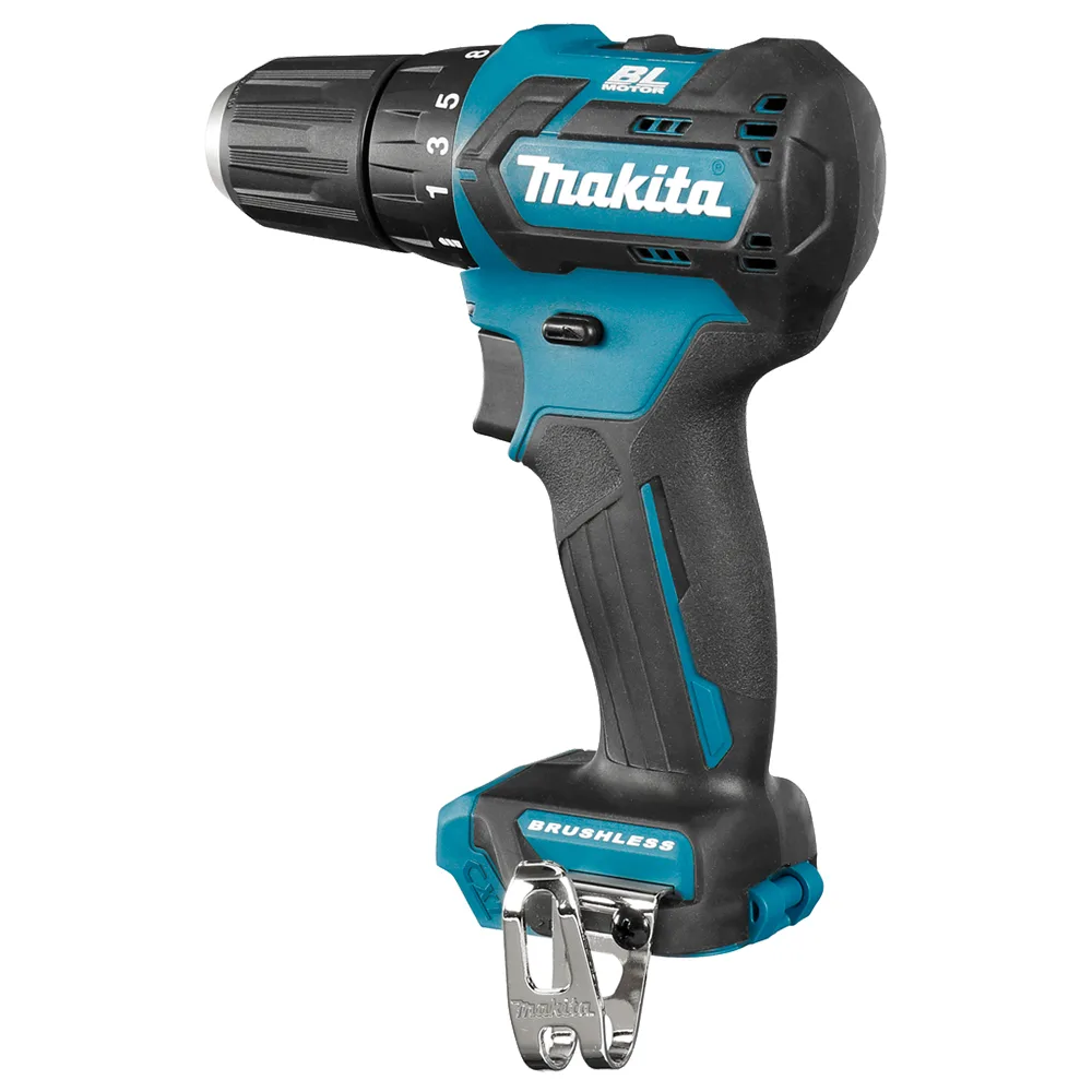 Акумуляторний шуруповерт-дриль Makita DF332DWYE 10.8В, 2х1.5А·год, 21·35Нм, 0-450·0-1500об/хв, у комплекті з кейсом, вага 0.86кг.