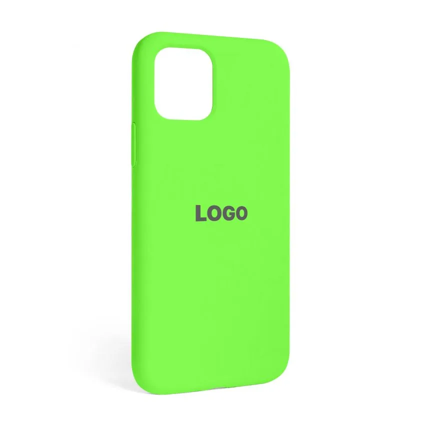 Чохол Full Silicone Case Apple силіконовий для iPhone 12 12 Pro салатовий