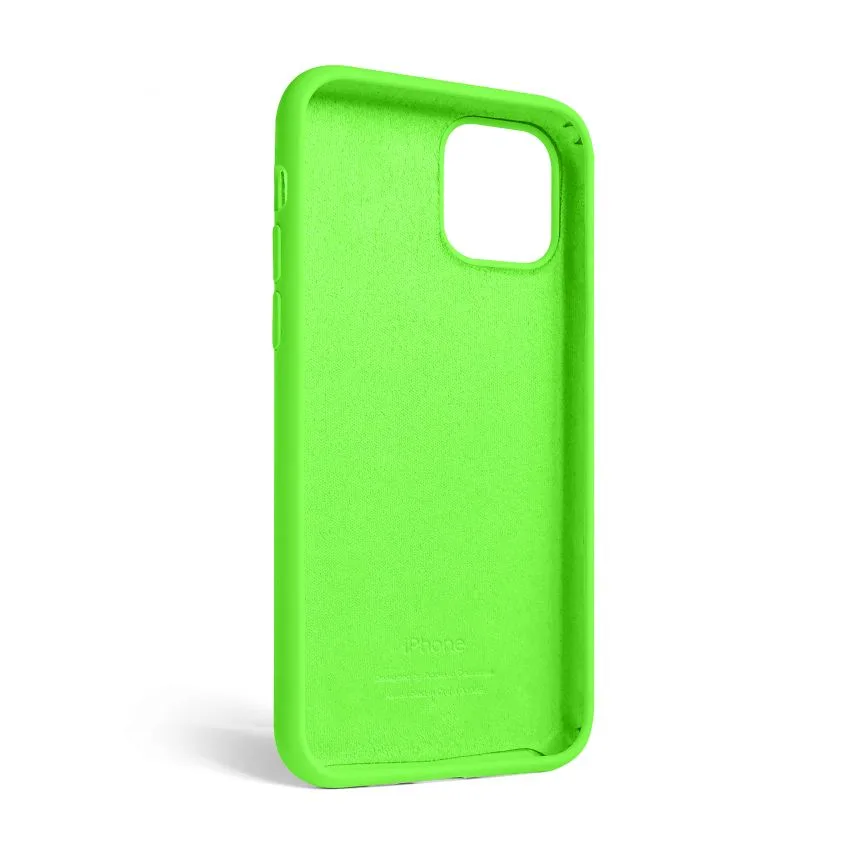 Чохол Full Silicone Case Apple силіконовий для iPhone 12 12 Pro салатовий