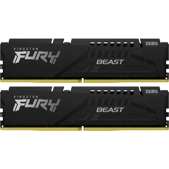 Пам'ять ПК Kingston DDR5 128GB KIT (64GBx2) 5600 FURY Beast