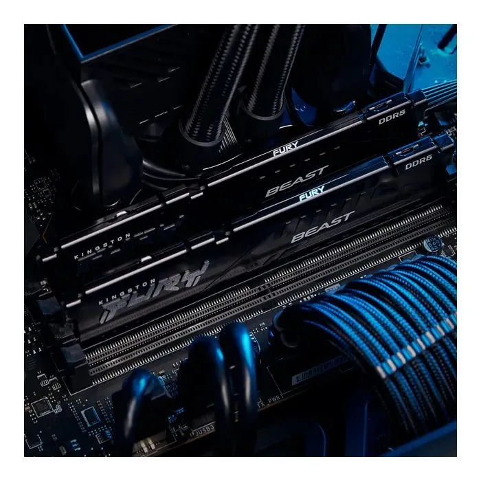 Пам'ять ПК Kingston DDR5 128GB KIT (64GBx2) 5600 FURY Beast