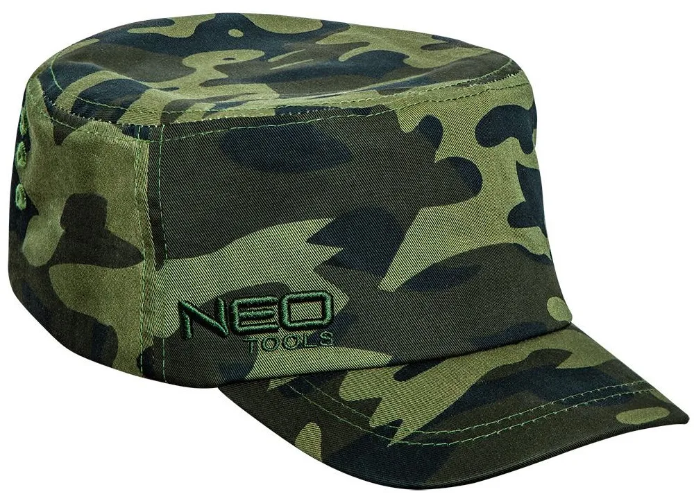 Кепка Neo Tools Camo, з регульованим розміром, в камуфляжному стилі.