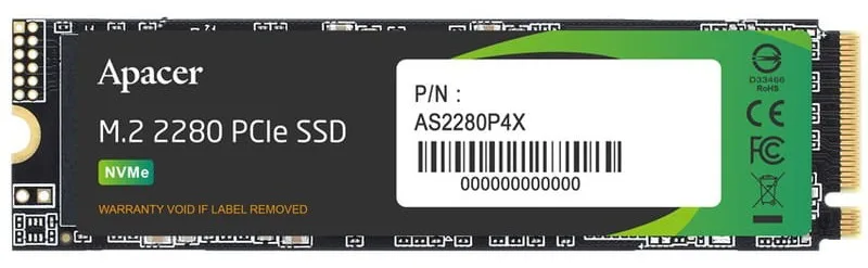 Накопичувач SSD Apacer 256GB M.2 3D NAND PCIe 3.0