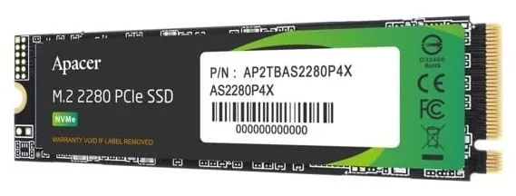 Накопичувач SSD Apacer 256GB M.2 3D NAND PCIe 3.0