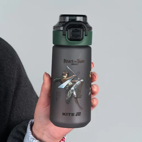 Пляшечка для води 560 мл Kite тритан із трубочкою та поїльником для дітей.