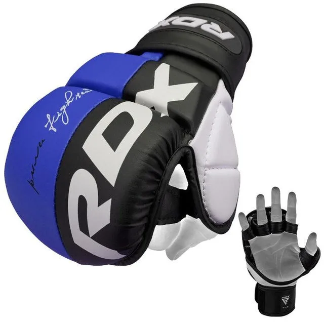 Рукавиці для ММА RDX штучна шкіра XL сині