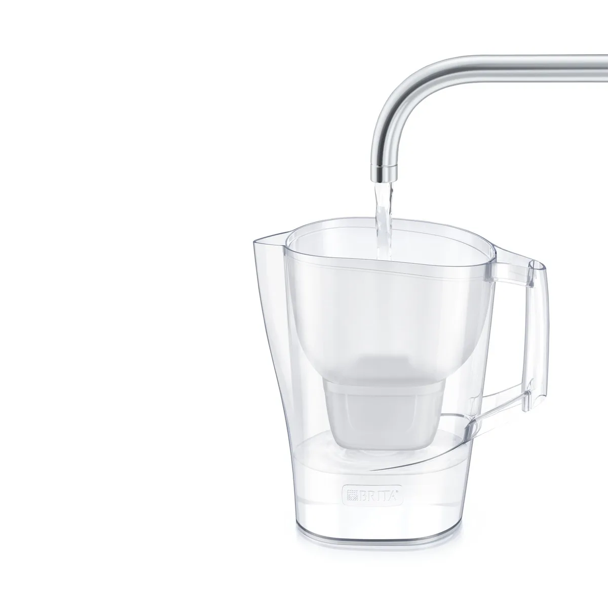 Фільтруючий глечик Brita Aluna Memo MXPro 2.4л (1.4л очищеної води) з білими фільтр-картриджами (3 шт)