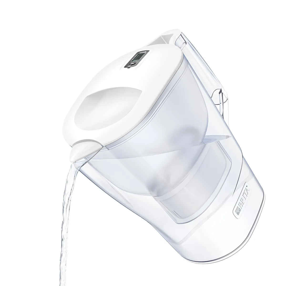 Фільтруючий глечик Brita Aluna Memo MXPro 2.4л (1.4л очищеної води) з білими фільтр-картриджами (3 шт)