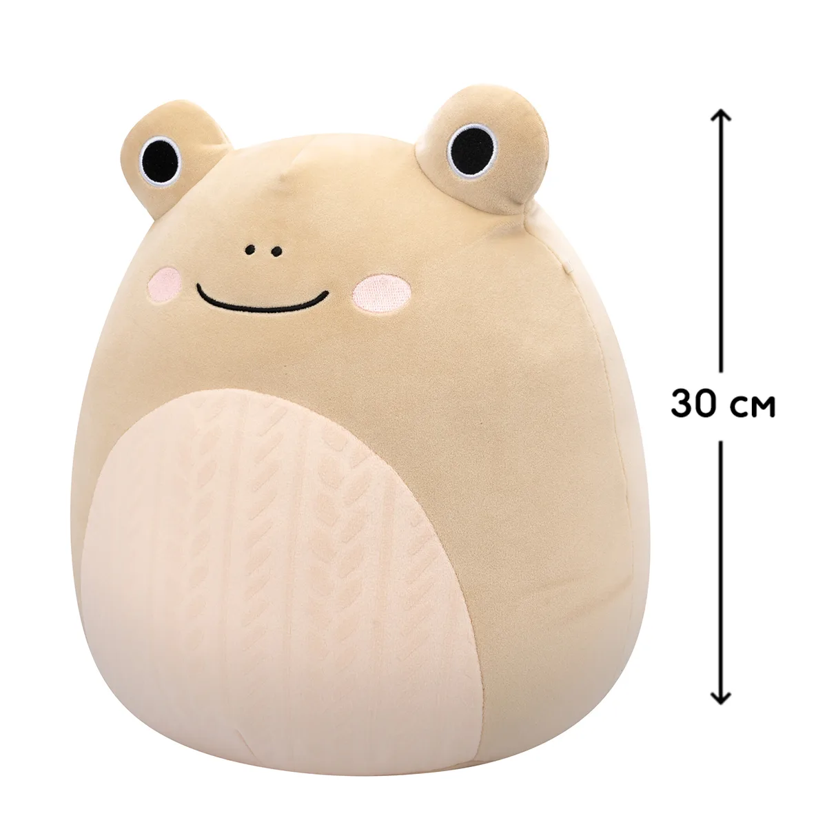 М'яка іграшка Squishmallows поліестер 30 см Жабка Де Вітт