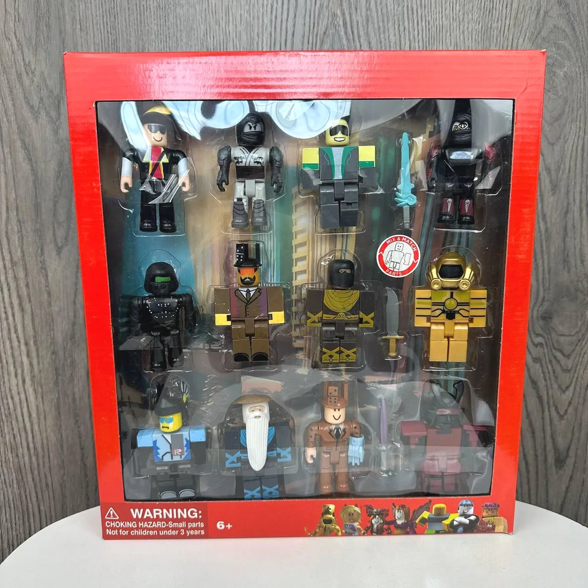 Игровые фигурки 12 шт Roblox 7,5 см пластик разноцветные