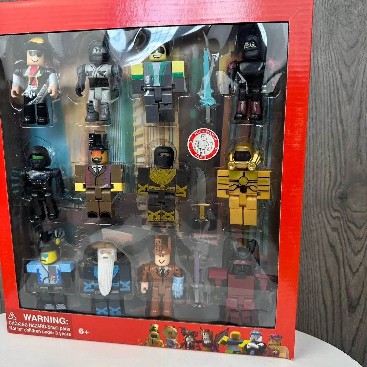Игровые фигурки 12 шт Roblox 7,5 см пластик разноцветные