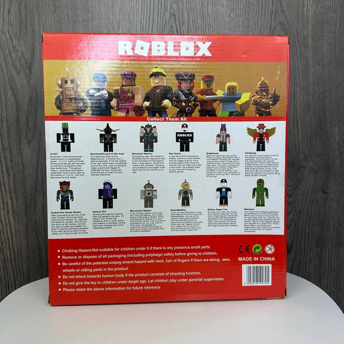 Игровые фигурки 12 шт Roblox 7,5 см пластик разноцветные