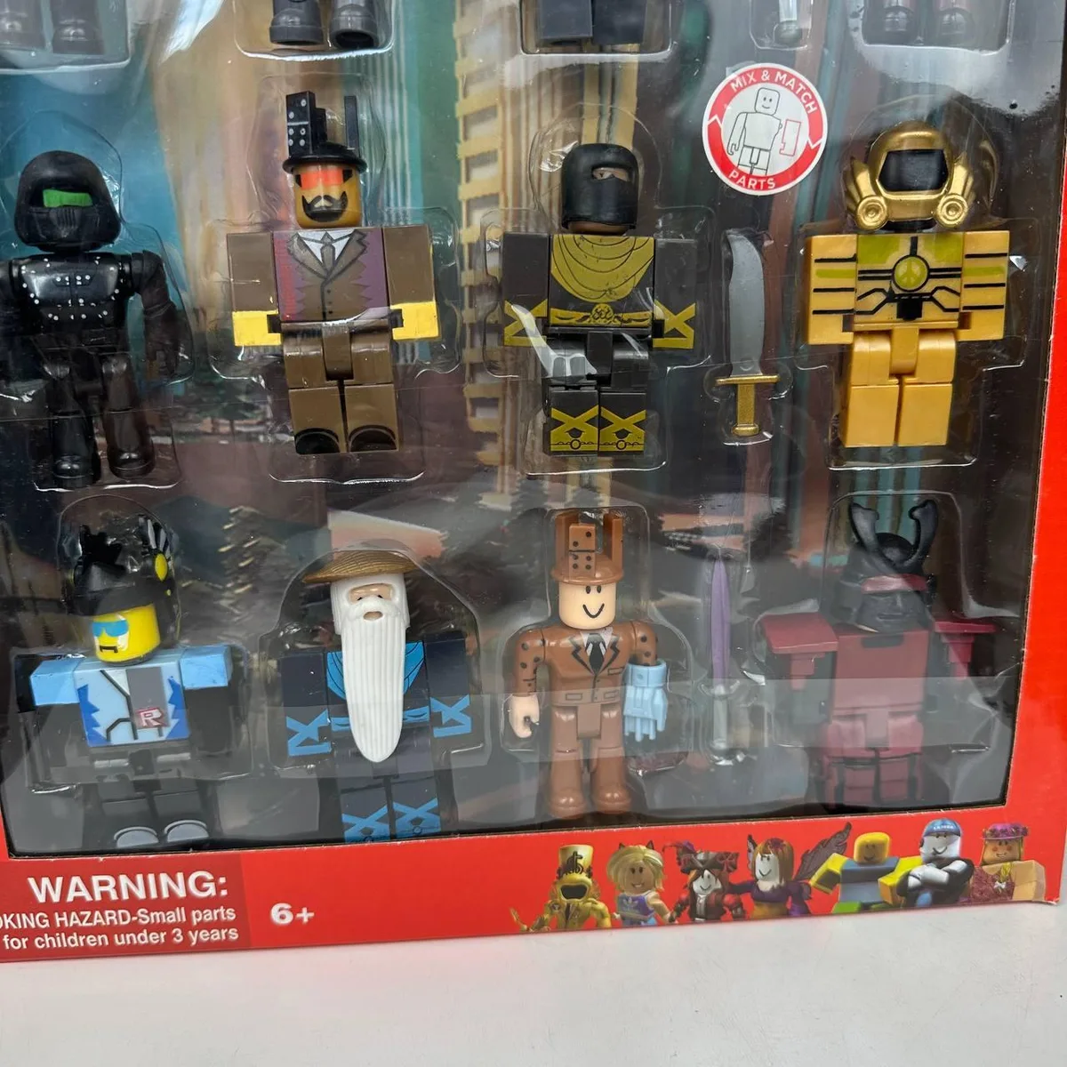 Игровые фигурки 12 шт Roblox 7,5 см пластик разноцветные