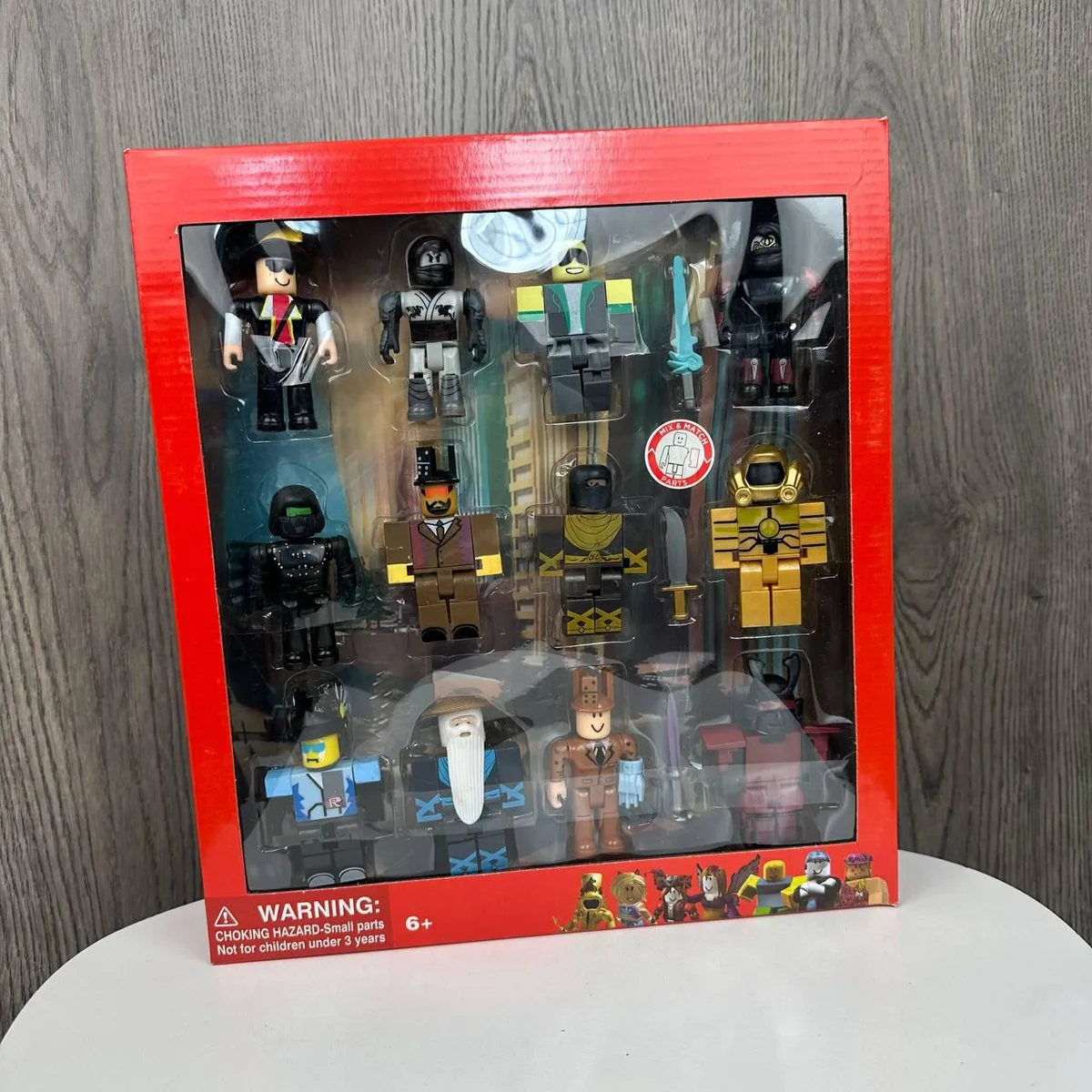 Игровые фигурки 12 шт Roblox 7,5 см пластик разноцветные