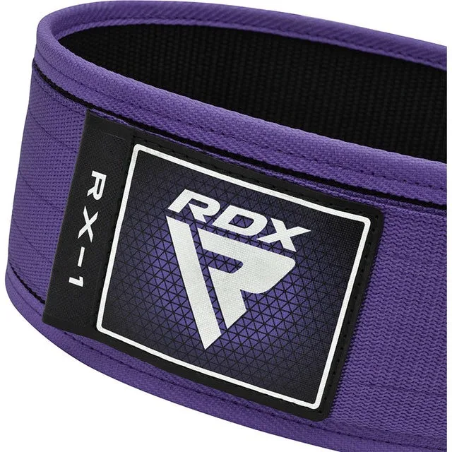 Пояс для важкої атлетики RDX Нейлон S Фіолетовий