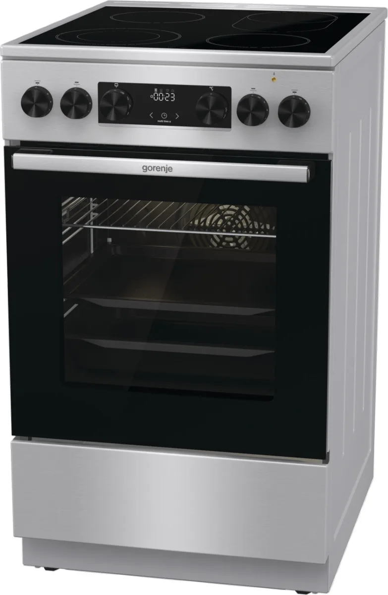 Плита Gorenje електрична склокерамічна 70л 50х60 см нержавіюча сталь