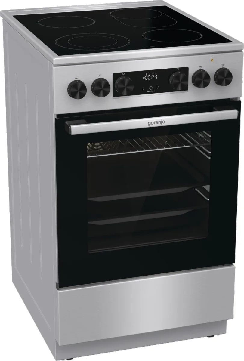 Плита Gorenje електрична склокерамічна 70л 50х60 см нержавіюча сталь