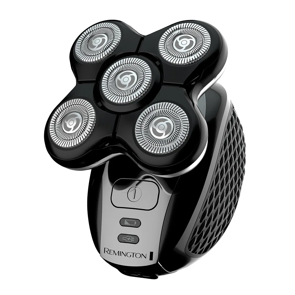 Електрична роторна бритва для голови Remington Ultimate Series RX5, 5 бритв. голівок, для сухого та вологого гоління, з тримером т