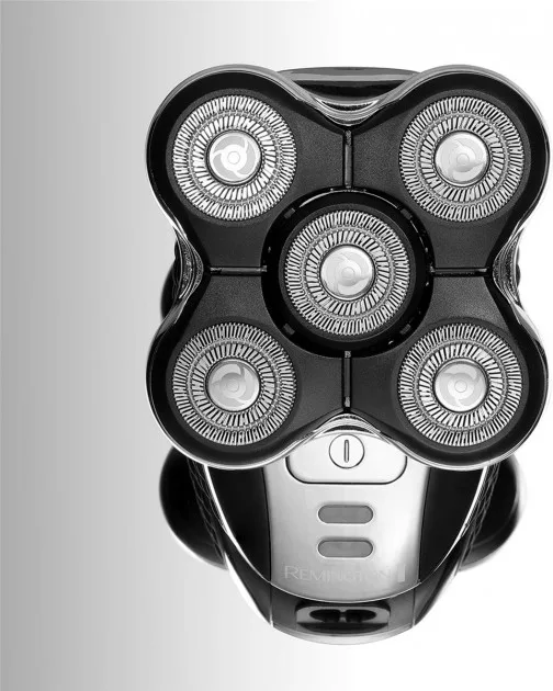 Електрична роторна бритва для голови Remington Ultimate Series RX5, 5 бритв. голівок, для сухого та вологого гоління, з тримером т