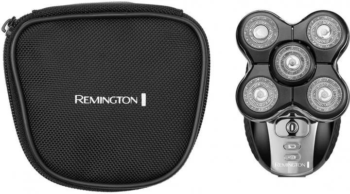 Електрична роторна бритва для голови Remington Ultimate Series RX5, 5 бритв. голівок, для сухого та вологого гоління, з тримером т