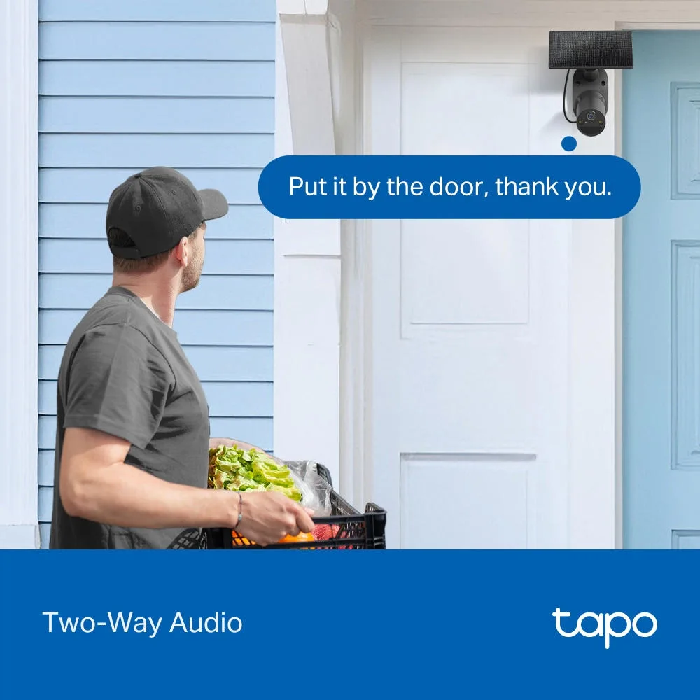 Комплект умной беспроводной камеры TP-LINK TAPO C411 KIT 2K QHD и солнечной панели.