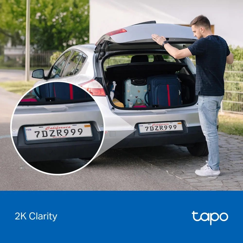 Комплект умной беспроводной камеры TP-LINK TAPO C411 KIT 2K QHD и солнечной панели.