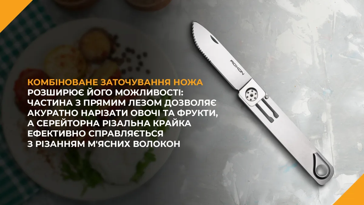 Набір столових приборів Roxon нержавіюча сталь 179 мм срібний